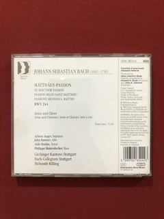 CD - Bach: St. Matthew Passion - Helmuth Rilling - Importado - comprar online