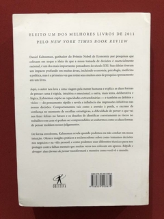 Livro - Rápido E Devagar - Daniel Kahneman - Ed. Objetiva - comprar online