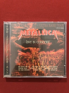 CD - Metallica - Live In Concert - Nacional - Seminovo