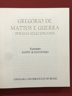 Livro - Gregório De Mattos E Guerra - Poemas Selecionados - Ed. CBB - Sebo Mosaico - Livros, DVD's, CD's, LP's, Gibis e HQ's