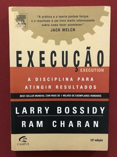 Livro - Execução - Larry Bossidy Ram Charan - Seminovo