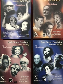 Livro - Série Teatro Brasileiro - Bastidores - Simon Khoury - 10 Volumes - Sebo Mosaico - Livros, DVD's, CD's, LP's, Gibis e HQ's