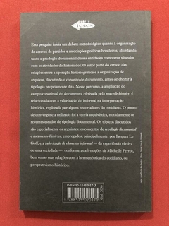 Livro - Tipologia Documental De Partidos E Associações Políticas Brasileiras - comprar online