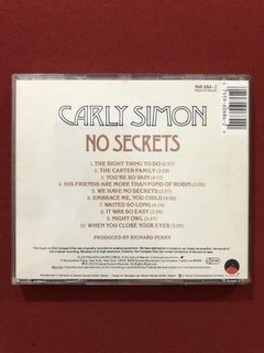 CD - Carly Simon - No Secrets - Importado - Seminovo - comprar online