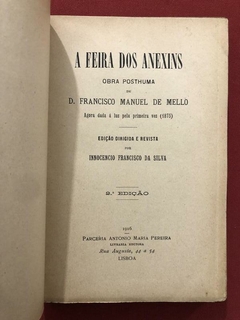 Livro - A Feira Dos Anexins - D. Francisco Manuel de Mello - Sebo Mosaico - Livros, DVD's, CD's, LP's, Gibis e HQ's