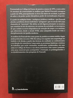 Livro - Os Anormais - Michael Foucault- Martins Fontes- Semi - comprar online