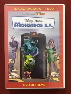 DVD - Monstros S.A. - Ed. Limitada - Disney Pixar - Seminovo