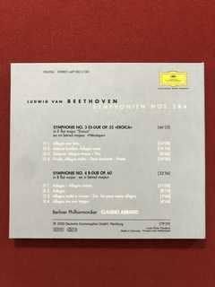 CD - Beethoven - Symphonien No. 3 & 4 - Importado - Semin - comprar online