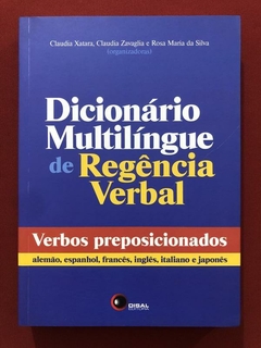 Livro - Dicionário Multilíngue De Regência Verbal - Ed. Disal - Seminovo