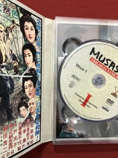 DVD - Musashi - Trilogia Samurai - Toshiro Mifune - Seminovo - loja online