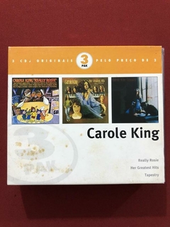 CD - Box Carole King - 3 CDs - Nacional - Seminovo