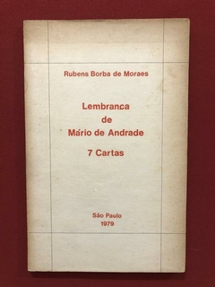Livro - Lembrança de Mário de Andrade 7 Cartas - Rubens Borb
