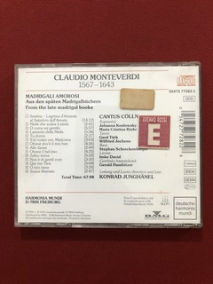 CD - Claudio Monteverdi - Madrigali Amorosi - Importado - comprar online