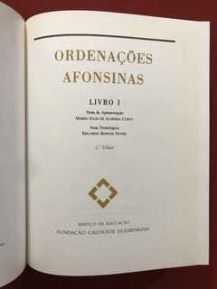 Livro - Coleção Ordenações Afonsinas - 5 Vols - Ed. Fac-Simile - Seminovo - comprar online