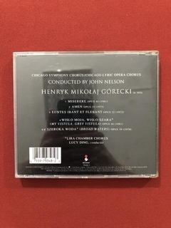 CD - Górecki E Gershon - Miserere - Importado - Seminovo - comprar online