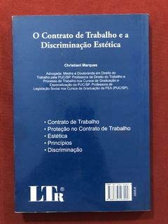 Livro - O Contrato De Trabalho E A Discriminação Estética - Christiani Marques - comprar online