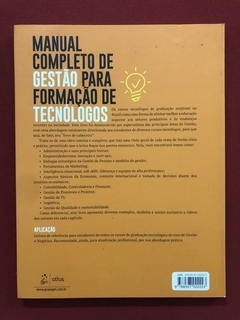 Livro- Manual Completo De Gestão Para Formação De Tecnólogos - comprar online