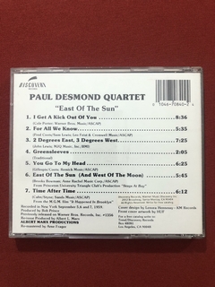 CD - Paul Desmond Quartet - East Of The Sun - Imp. - Semin. - comprar online