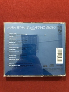 CD - Maria Bethânia E Caetano Veloso - Ao Vivo - Seminovo - comprar online