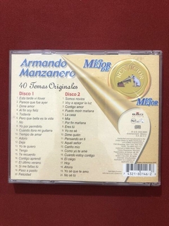 CD Duplo - Armando Manzanero - 40 Temas - Importado - Semin - comprar online