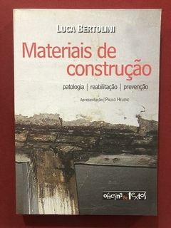 Livro - Materais De Construção - Luca Bertolini - Seminovo