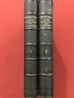 Livro - La Vie & Les Oeuvres De Jean-Jacques Rousseau - 2 Tomos - 1891