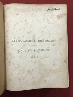 Livro - Etymological Dictionary Of The English Language - Walter W. Skeat - 1888 - Sebo Mosaico - Livros, DVD's, CD's, LP's, Gibis e HQ's