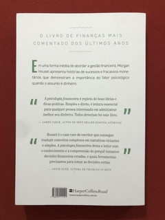 Livro - A Psicologia Financeira - Morgan Housel - Harper Collins - Seminovo - comprar online