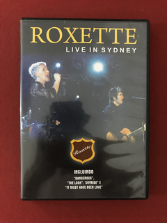 DVD - Roxette Live In Sydney - Seminovo