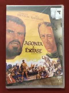 DVD - Agonia E Êxtase - Charlton Heston E Rex Harrison- Novo