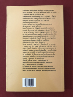 Livro - Pedagogia Do Oprimido - Paulo Freire - Seminovo - comprar online