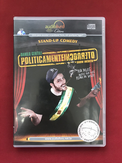 DVD - Politicamente Incorreto - Áudio Livro - Danilo Gentili