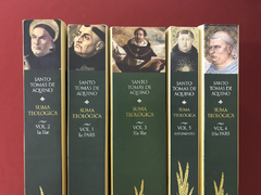 Livro - Suma Teológica - Tomás De Aquino - 5 Vols. - Semin.