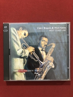 CD Duplo - Chet Baker & Stan Getz - West Coast Live - Semin.