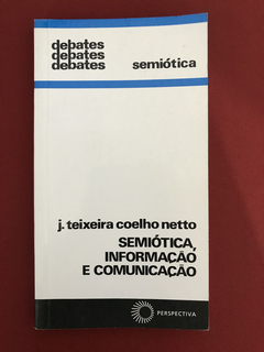 Livro - Semiótica, Informação E Comunicação - Seminovo