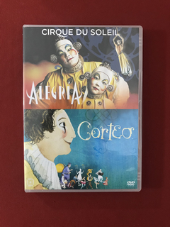 DVD Duplo - Cirque Du Soleil Alegria / Corteo - Seminovo