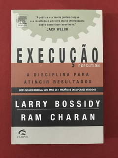Livro - Execução - Larry Bossidy/ Ram Charan - Seminovo