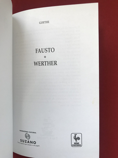 Livro - Fausto / Werther - J. W. Goethe - Capa Dura na internet