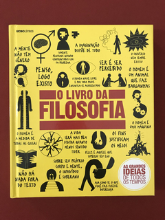 Livro - O Livro Da Filosofia - Globo - Capa Dura - Seminovo