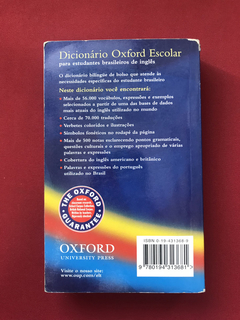 Livro- Dicionário Oxford Escolar Para Estudantes Brasileiros - comprar online