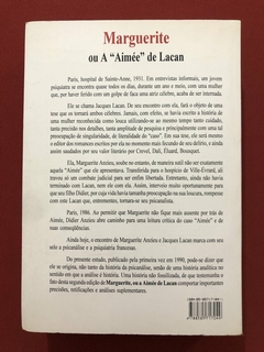 Livro - Marguerite Ou A Aimée De Lacan - Jean Allouch - Companhia De Freud - comprar online