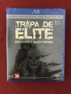 Blu-ray - Tropa De Elite - Dir: José Padilha - Novo