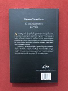 Livro - O Conhecimento Da Vida - Georges Canguilhem - Semin - comprar online