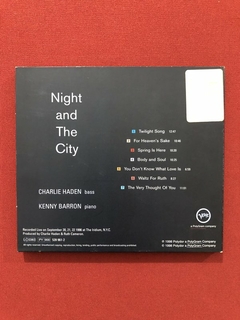 CD - Charlie Haden E Kenny Barron - Night And The - Seminovo - comprar online