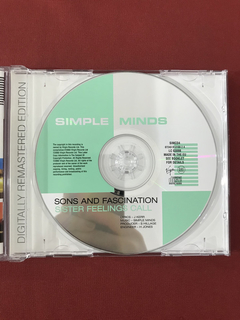 CD - Simple Minds - Sons And Fascination - Import. - Semin. na internet