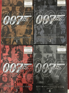 DVD - Box 007 James Bond Ultimate Collection Volumes 1 a 4