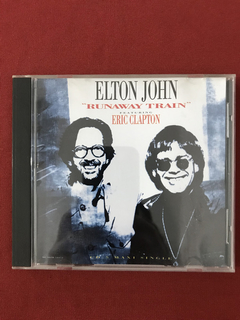 CD - Elton John - Runaway Train - Importado - Seminovo
