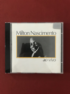 CD - Milton Nascimento - Ao Vivo - Nacional - Seminovo