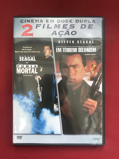 DVD - Fúria Mortal/ Em Terreno Selvagem - Steven Seagal