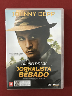 DVD- Diário De Um Jornalista Bêbado - Johnny Depp - Seminovo
